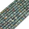 Natural Moss Agate Beads Strands G-P575-B31-6x1mm-2