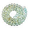 Baking Paint Transparent Glass Beads Strands DGLA-A035-T8mm-A11-3