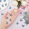 SUNNYCLUE Printed Alloy Pendants with Enamel PALLOY-SC0002-90A-3
