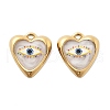 IP Plating(IP) 304 Stainless Steel Enamel Pendants STAS-A103-01G-04-1