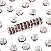 Brass Grade A Rhinestone Spacer Beads RB-A014-Z8mm-10S-1
