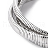 304 Stainless Steel Stretch Bracelets BJEW-A031-01F-P-2