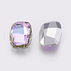 K9 Glass Rhinestone Pendants GLAA-K034-F04-2
