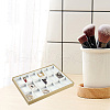 CALFOVERA 1Pc 18 Grids Imitation Leather Jewelry Trays CON-CL0001-02A-6