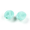 Opaque Acrylic Beads SACR-T017-34B-2