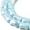 AB Color Plate Glass Beads Strands EGLA-P051-06A-B08-4