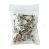6Pcs 2 Colors Tibetan Style Alloy Pendants FIND-FS0002-58-6