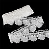   5 Yards Polyester Shell Shaped Flower Lace Trim OCOR-PH0004-46A-1