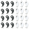 12Pcs 2 Colors Alloy Enamel Split Links Connectors ENAM-FS0001-84-1
