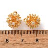 Brass Micro Pave Cubic Zirconia Pendants KK-K382-50G-3