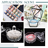 AHADERMAKER 350Pcs 3 Size Natural Quartz Crystal Beads G-GA0001-51-6