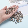 Mixed Antique Style Acrylic Beads MACR-YW0001-37-6