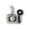 304 Stainless Steel Pendants STAS-G285-01AS-1