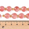 Cherry Quartz Glass Beads Strands G-G271-C05-10mm-5