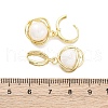 Brass Hoop Earrings EJEW-F362-12G-5