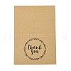 Kraft Paper Thank You Greeting Cards DIY-F120-01C-4