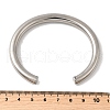 304 Stainless Steel Cuff Bangles for Men Women BJEW-Q042-06P-3
