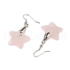 Natural & Synthetic Mixed Stone Dangle Earrings EJEW-F343-C-4