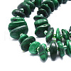 Synthetic Malachite Beads Strands G-E569-J10-3