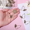 CHGCRAFT 24Pcs Tibetan Style Alloy Pendants FIND-CA0003-25B-3