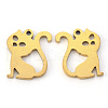 PVD Vacuum Plating 304 Stainless Steel Charms X-STAS-N092-69G-2