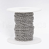 Tarnish Resistant 304 Stainless Steel Textured Cable Chains CHS-H012-02P-2