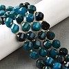 Natural Quartz Dyed Beads Strands G-U023-A02-12-1