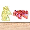Electroplate Transparent UV Plating Acrylic Pendants OACR-I014-21-4