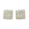 Non-Tarnish 304 Stainless Steel Stud Earring Findings X-STAS-Q225-01A-1