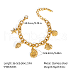 Stylish Ocean Stainless Steel Charm Bracelets OX8367-4-1