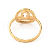Ion Plating(IP) 201 Stainless Steel Constellations Libra Finger Ring for Women RJEW-G266-19G-2