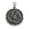 316 Surgical Stainless Steel Pendants STAS-E212-80AS-1