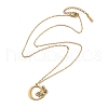 PVD Vacuum Plating 201 Stainless Steel Necklaces NJEW-R267-01O-G-2
