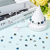 SOFPLATE 160Pcs 10 Styles Electroplate Transparent Glass Beads Strands EGLA-SP0001-21-4