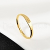 304 Stainless Steel Plain Band Rings RJEW-P151-01G-02-2