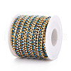 Iron Rhinestone Cup Chains CH-T006-04G-08-2