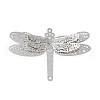 304 Stainless Steel Crystal Rhinestone 3D Insect Connector Charms STAS-H236-11B-P-1