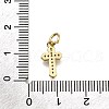 Brass Micro Pave Cubic Zirconia Pendants KK-Z100-39G-04-3