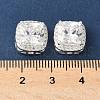 Brass Micro Pave Cubic Zirconia Beads KK-A253-20S-04-3