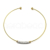 202 Stainless Steel Cuff Bangle & Necklace & Hoop Earrings Sets SJEW-M101-01G-2