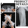 Polyester Lace Fabric with Plastic Arm Sleeves AJEW-WH20009-45-6