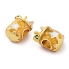 Alloy Enamel European Beads ENAM-M008-09G-01-2