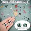 15 Color Glass Pearl Beads HY-X0008-4mm-2