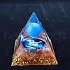 Luminous Constellation Orgonite Pyramid Resin Energy Generators PW-WGB3061-02-1