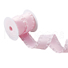 FIBLOOM 10 Yards Polyester Ruffled Lace Ribbon DIY-FI0001-14B-1