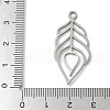 304 Stainless Steel Pendants STAS-S155-01P-04-3