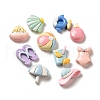 Beach Theme Opaque Resin Decoden Cabochons RESI-D009-05-1
