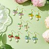 Mother's Day Jewellery Natural Cultured Freshwater Pearl Dangle Earrings EJEW-JE05861-2