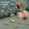   80Pcs Tibetan Style Zinc Alloy Chandelier Components Links FIND-PH0023-04AG-4