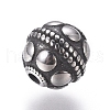 316 Surgical Stainless Steel Beads STAS-G214-12AS-2